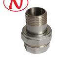 Brass Straight connector 1/2" (Nikel) /HS - photo 1