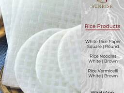 Rice noodles, vermicelli, and roll paper from Vietnam